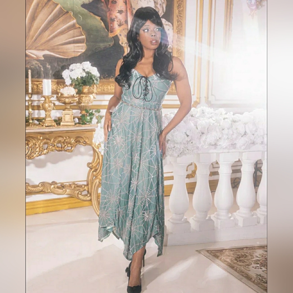 Wax Poetic Clothing Mint Willow Dress (NO BOLERO INCLUDED)
